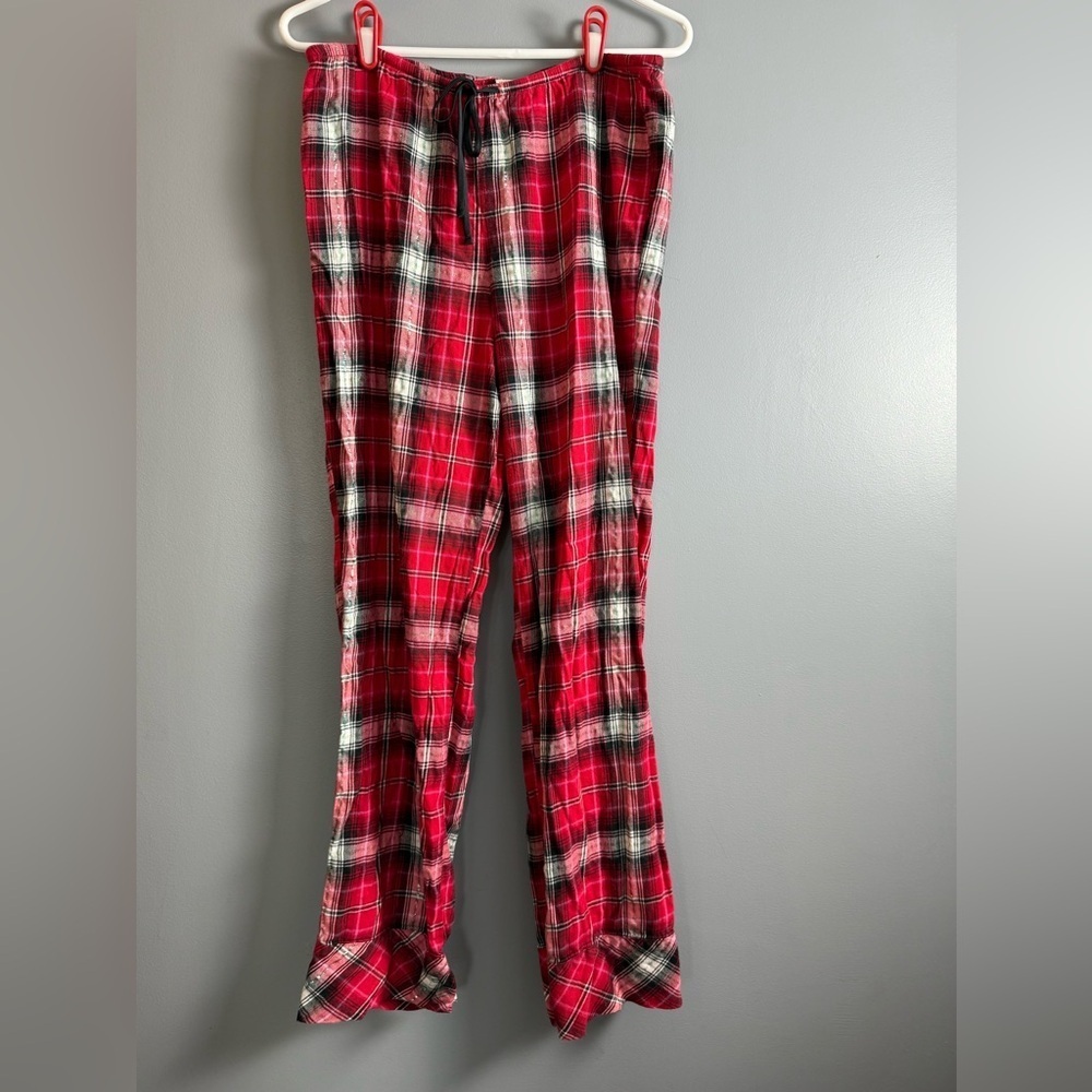 Victoria's Secret Plaid Flannel Pajama Bottoms Womens Sz S